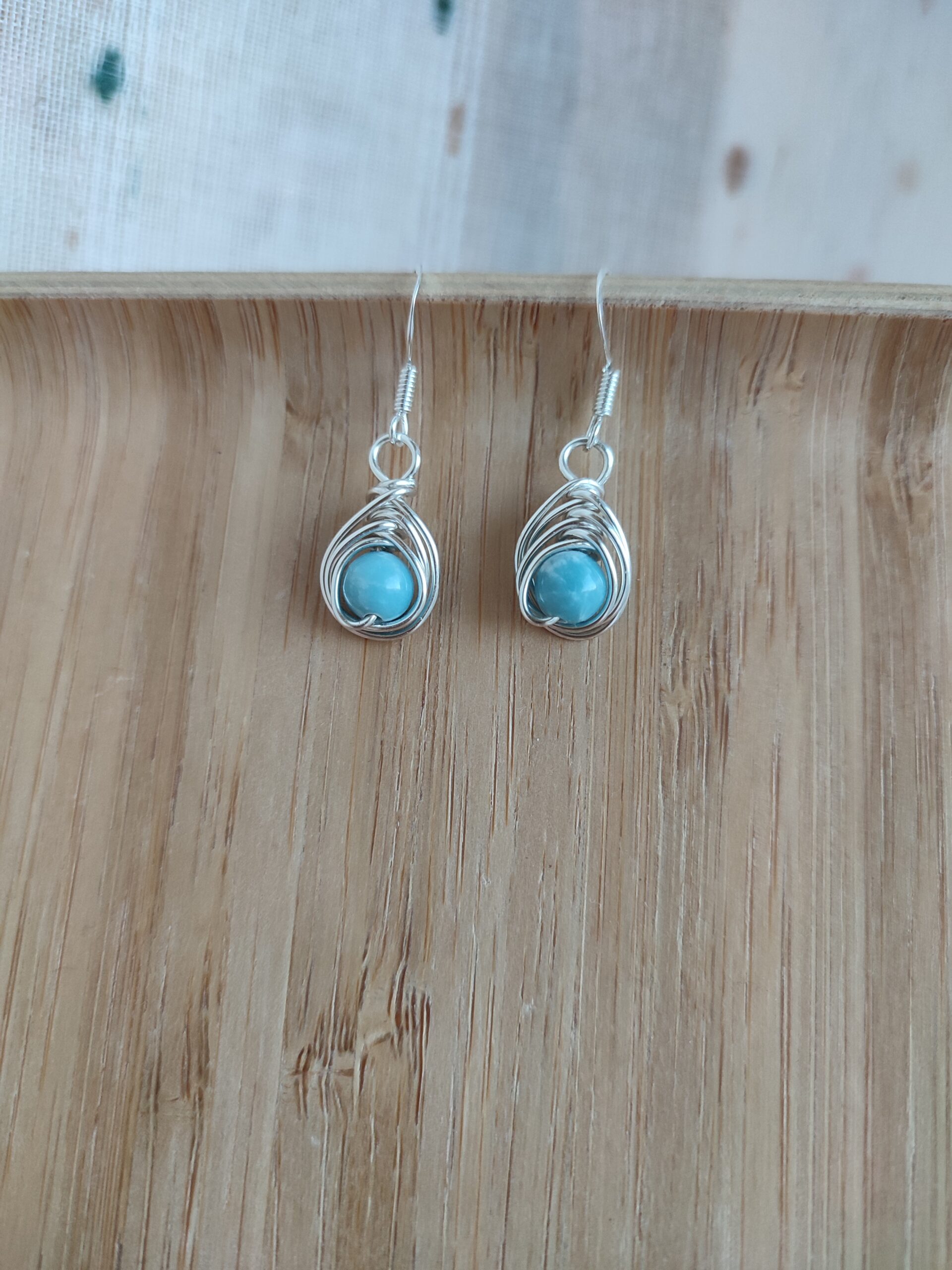 orecchini larimar