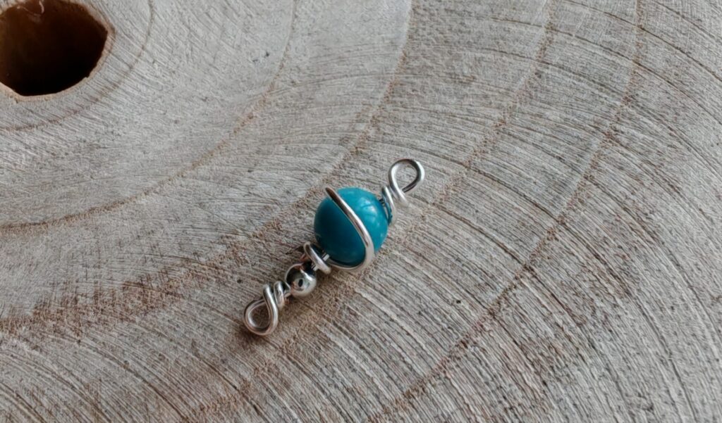 Charm Pianeti - Mercury in larimar