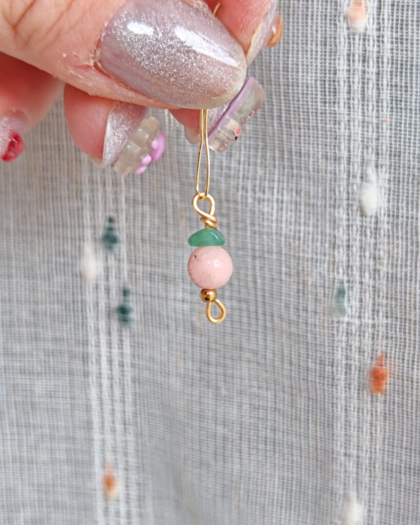 Charm Tutti Frutti - Pesca in quarzo rosa e avventurina verde