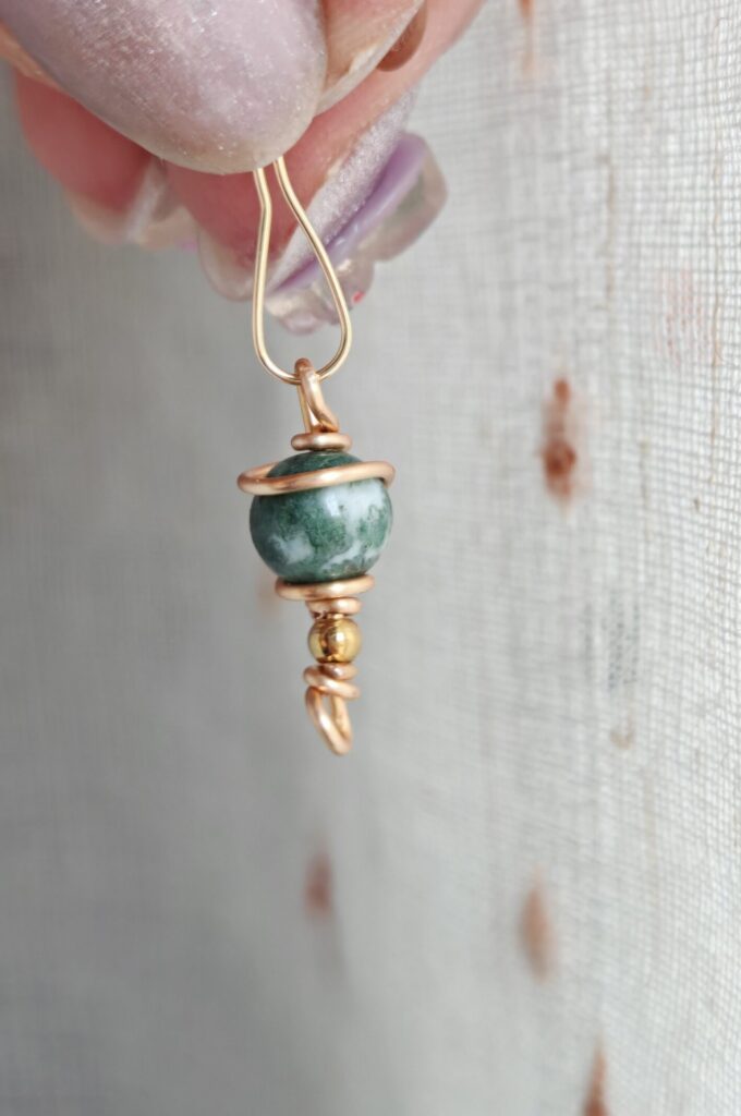 Charm Pianeti - Jupiter in agata arborizzata