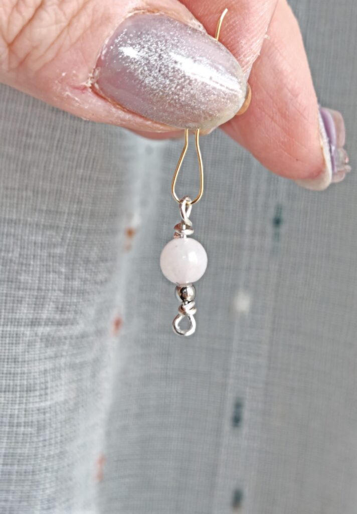 Charm Pianeti - Moon in quarzo rosa