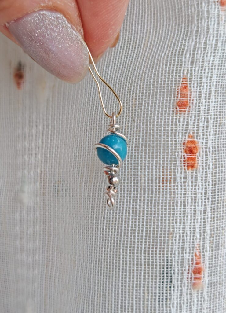 Charm Pianeti - Mercury in larimar