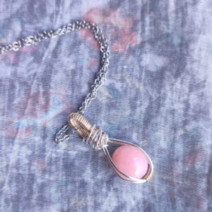 Ciondolo con opale rosa - Modello Heset